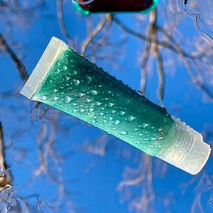 Vegan-based lip gloss flavor  blueberry